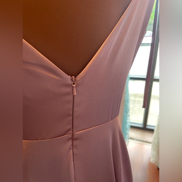 Satin A-line Gown - Picture 6 of 7